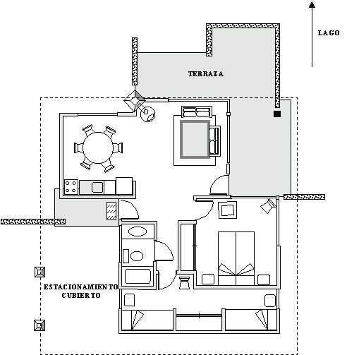 Plano cabaña medium